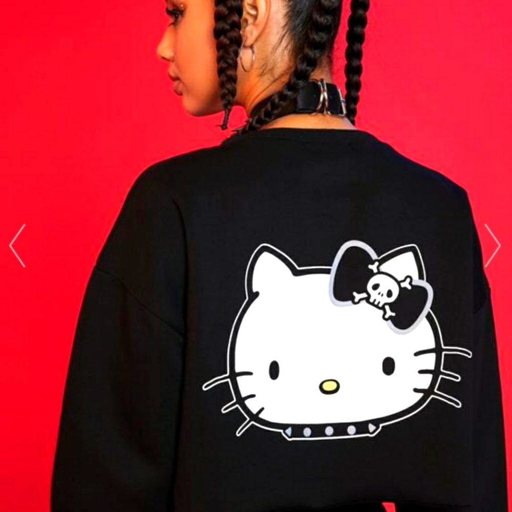 MISCHIEF ON MY MIND CROP SWEATSHIRT